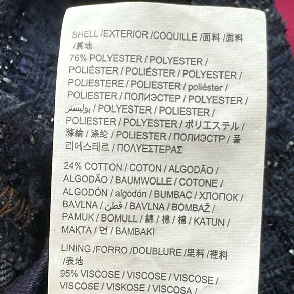 Desigual Achilles Denim and Tweed blue Patchwork Sheath Dress Size 38 - Picture 8 of 12